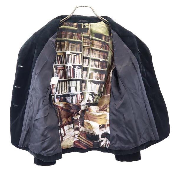 Paul Smith ポールスミス ベロア ベロア テーラードジャケット 40 ブラック レディース