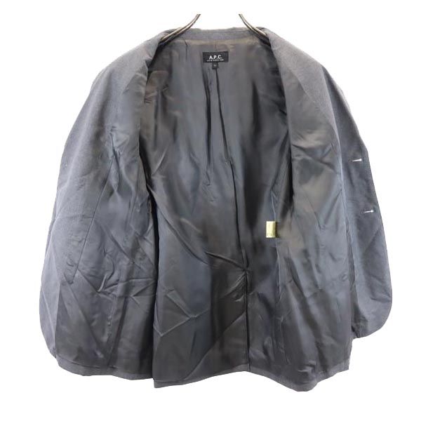 A.P.C. アーペーセー フランス製 ウール テーラードジャケット M グレー メンズ