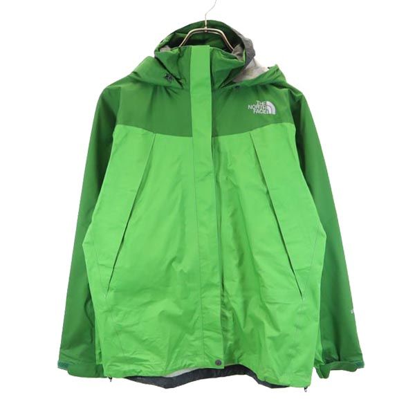 THE NORTH FACE ノースフェイス NPW11213 アウトドア レインジャケット 上下 セットアップ M グリーン ゴアテック レディース