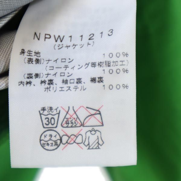 THE NORTH FACE ノースフェイス NPW11213 アウトドア レインジャケット 上下 セットアップ M グリーン ゴアテック レディース