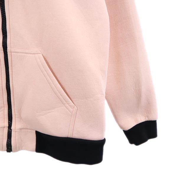 MSGM エムエスジーエム 長袖 ジップパーカー ピンク系 レディース
