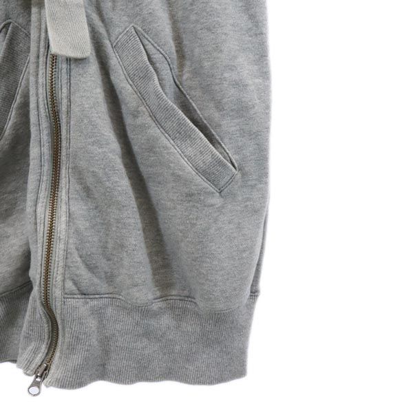 ARMANI EXCHANGE アルマーニエクスチェンジ 長袖 ロング ジップパーカー XS グレー レディース