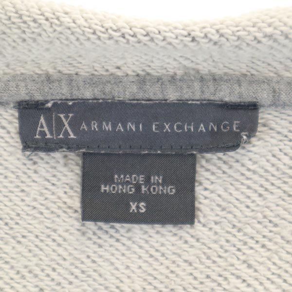 ARMANI EXCHANGE アルマーニエクスチェンジ 長袖 ロング ジップパーカー XS グレー レディース