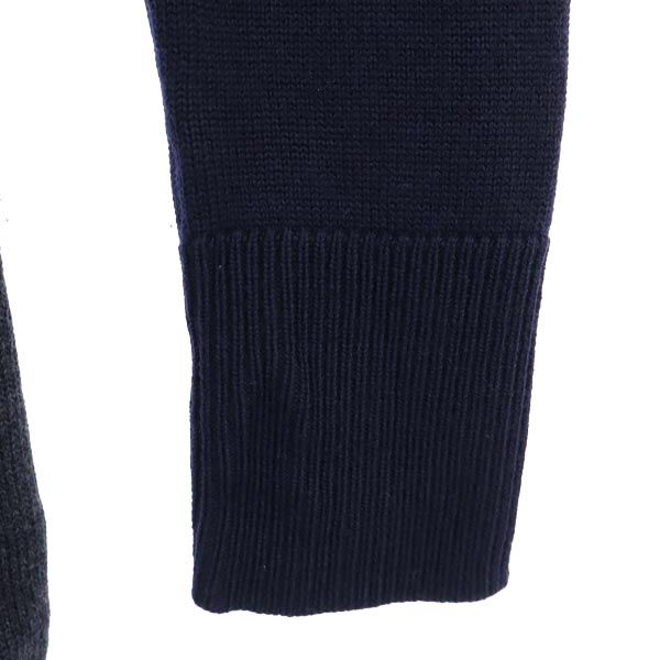 BURBERRY バーバリー 日本製 三陽商会 ウール 長袖 ニット ワンピース 1 グレー系 セーター レディース