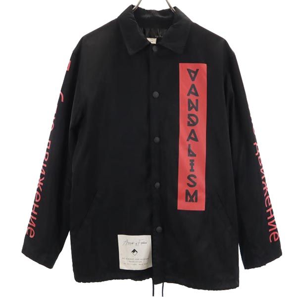 rovtski ロフトスキー コーチジャケット M ブラック系 裏メッシュ メンズ