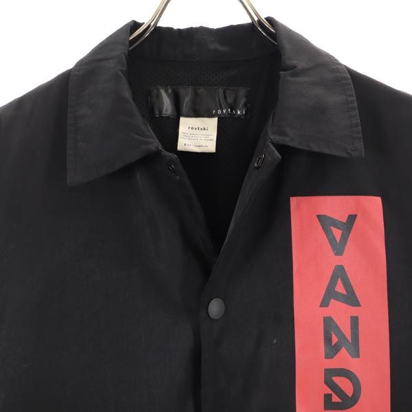 rovtski ロフトスキー コーチジャケット M ブラック系 裏メッシュ メンズ