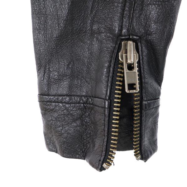 loaf ロフ ピッグスキン ショート丈 レザージャケット 1 ブラック レディース