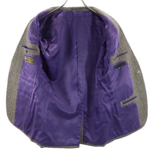 ALE JILLBELTO アルジルベルト テーラードジャケット 46 グレー系 メンズ