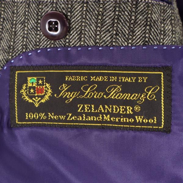 ALE JILLBELTO アルジルベルト テーラードジャケット 46 グレー系 メンズ