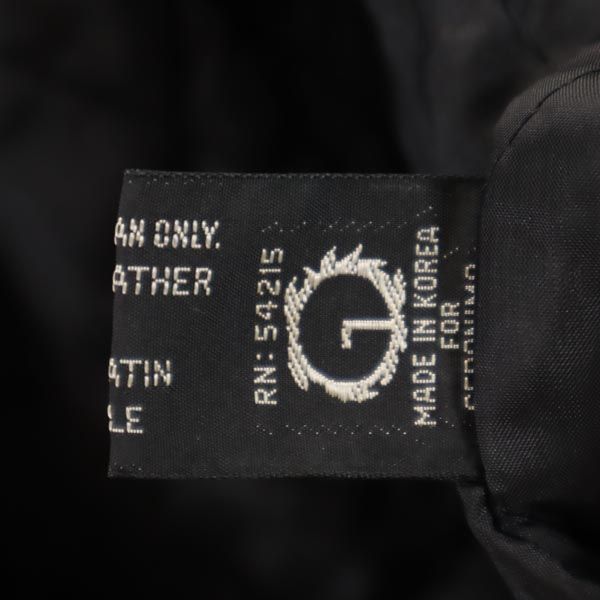 OLD オールド 90s 本革 レザージャケット F 黒 本皮 裏キルティング メンズ