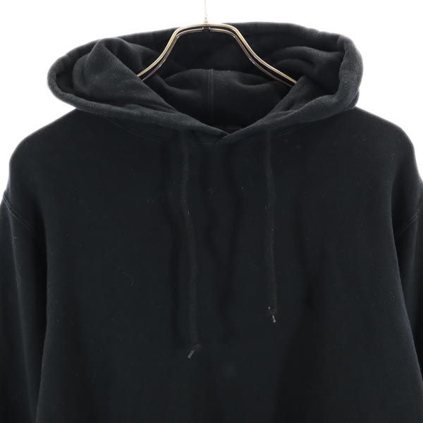 SOPHNET. ソフネット 日本製 ライン入 長袖 スウェットパーカー S 黒 裏起毛 メンズ