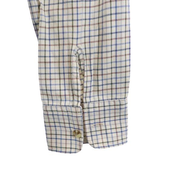 A.P.C. アーペーセー フランス製 チェック柄 長袖 ボタンダウンシャツ XS メンズ