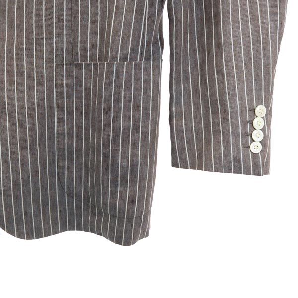 BURBERRY バーバリー 日本製 三陽商会 テーラードジャケット M ブラウン系 衣装カバー付 メンズ