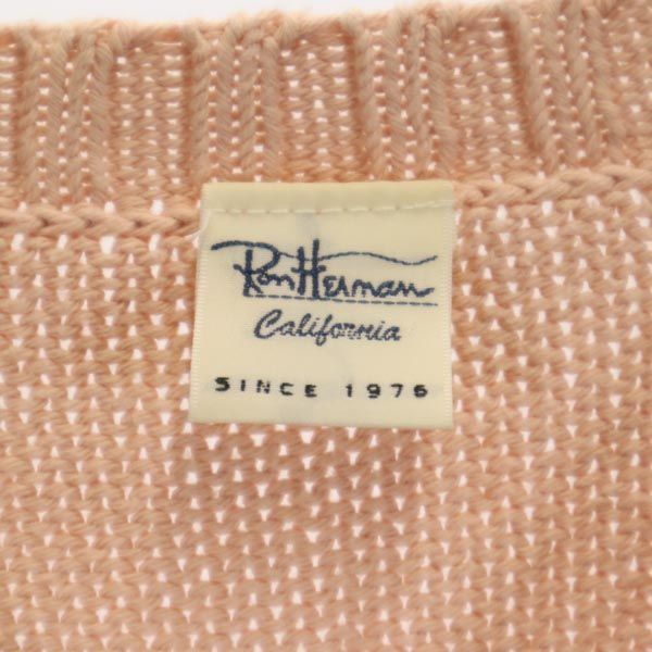 Ron Herman ロンハーマン 長袖 コットン ニット S ピンク系 セーター レディース