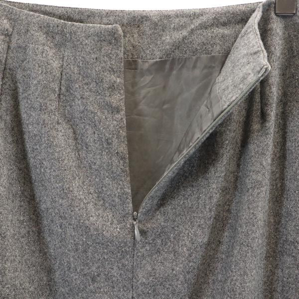 Salvatore Ferragamo サルヴァトーレフェラガモ イタリア製 ウールブレンド スカートスーツ 上下 セットアップ I38 グレー系 レディース