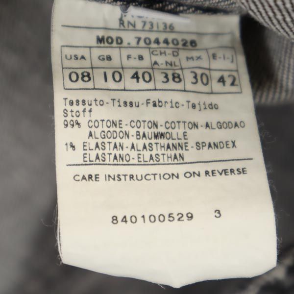 MAX&CO マックスアンドコー デニムジャケット 42 グレー系 Ｇジャン レディース