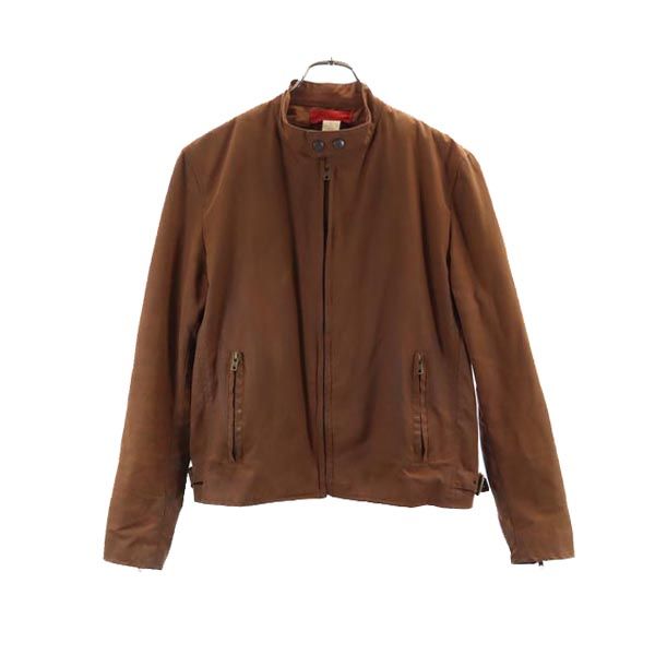 フランス製 2way ジャケット S ブラウン ライナー付 メンズ
