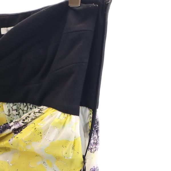 DIANE VON FURSTENBERG ダイアンフォンファステンバーグ シルクブレンド ノースリーブ チューブトップ ワンピース 0 黄系 レディース