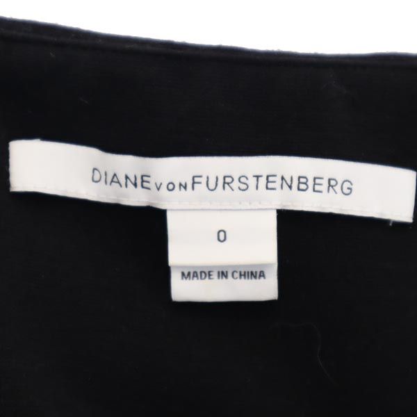 DIANE VON FURSTENBERG ダイアンフォンファステンバーグ シルクブレンド ノースリーブ チューブトップ ワンピース 0 黄系 レディース