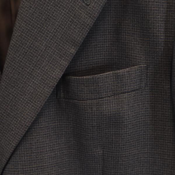 イヴサンローラン テーラードジャケット 48 グレー系 YVES SAINT