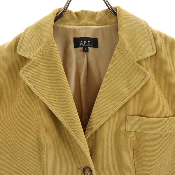 A.P.C. アーペーセー フランス製 コーデュロイジャケット S キャメル レディース