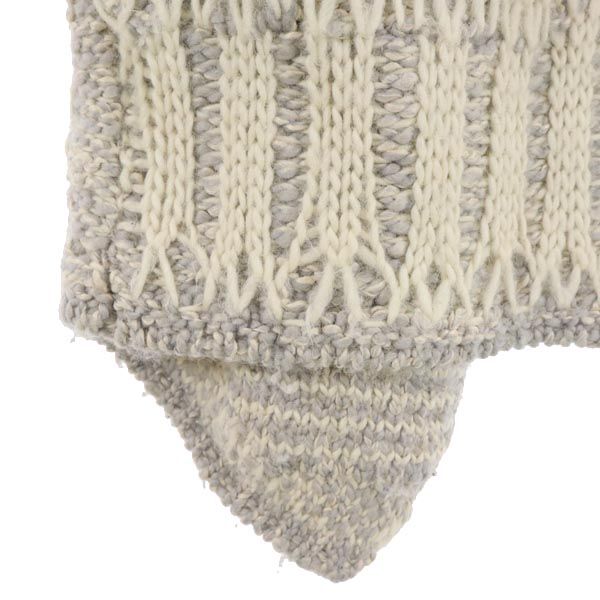 soe ソーイ 日本製 ウールブレンド ニットベスト M グレー系 レディース