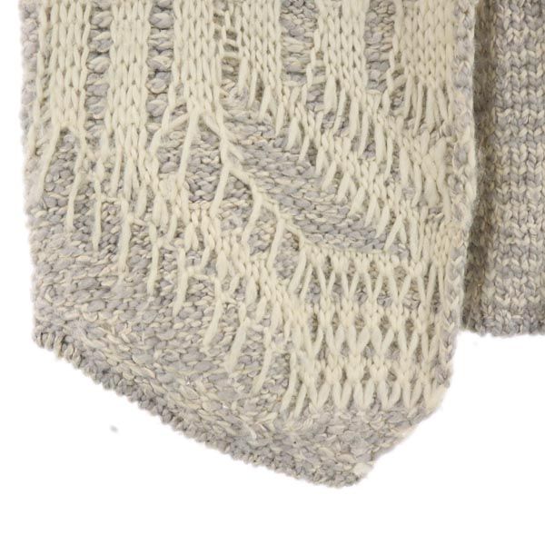 soe ソーイ 日本製 ウールブレンド ニットベスト M グレー系 レディース