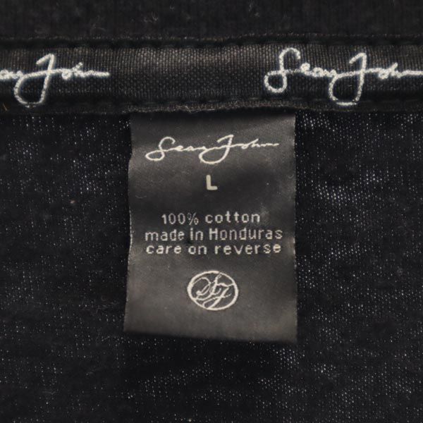 Sean John ショーンジョン 長袖 Tシャツ L ブラック ロンT メンズ