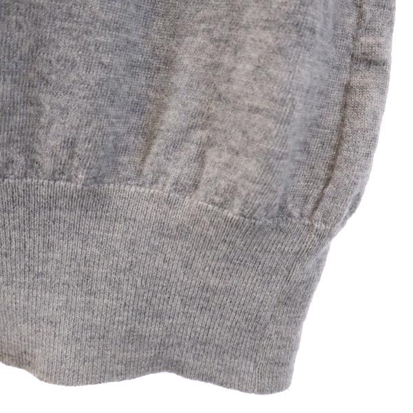 ACNE STUDIOS アクネストゥディオズ ウール 長袖 ニット S グレー×ボルドー セーター レディース