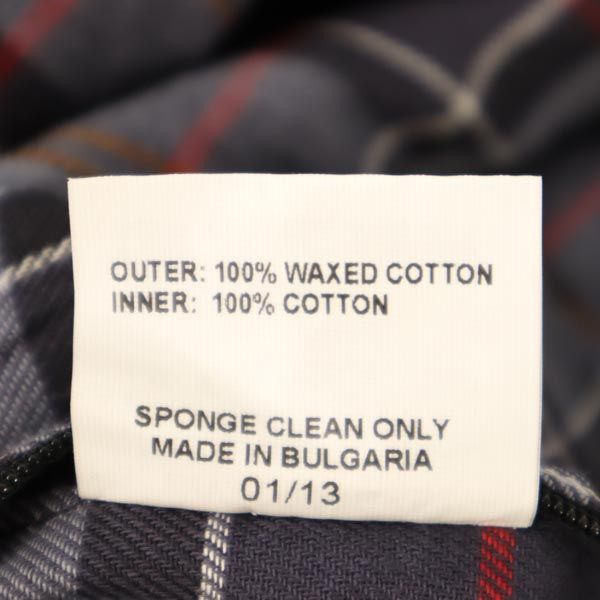 Barbour バブアー ワックス コットンジャケット 10 ブラック ウエストベルト レディース