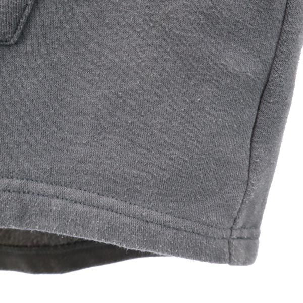 STUSSY ステューシー プリント 長袖 スウェットパーカー S グレー 裏起毛 レディース