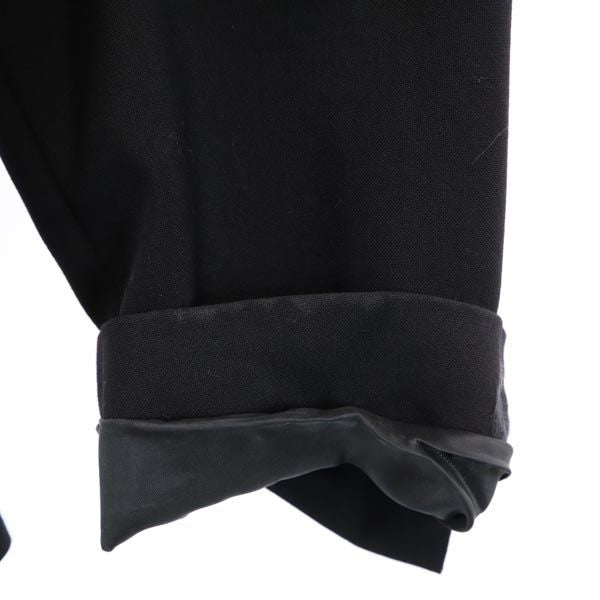 Emporio Armani エンポリオアルマーニ イタリア製 ウール テーラードジャケット 44 黒 レディース