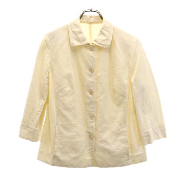 BURBERRY バーバリー 三陽商会 スカートスーツ 上下 セットアップ 15 アイボリー テーラードジャケット レディース