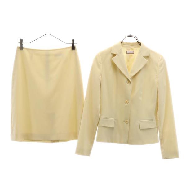 MAX&CO マックスアンドコー スカートスーツ 上下 セットアップ 40 アイボリー テーラードジャケット レディース