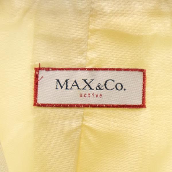 MAX&CO マックスアンドコー スカートスーツ 上下 セットアップ 40 アイボリー テーラードジャケット レディース