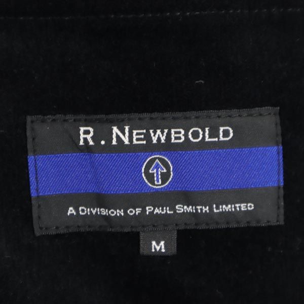 R.NEWBOLD アールニューボールド 日本製 コーデュロイ テーラードジャケット M ブラック メンズ
