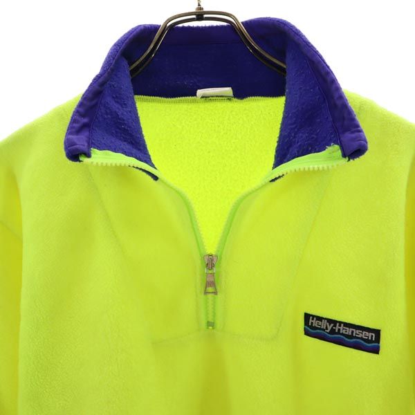 HELLY HANSEN ヘリーハンセン ハーフジップ ハーフジップ フリースジャケット M イエロー アウトドア プルオーバー メンズ