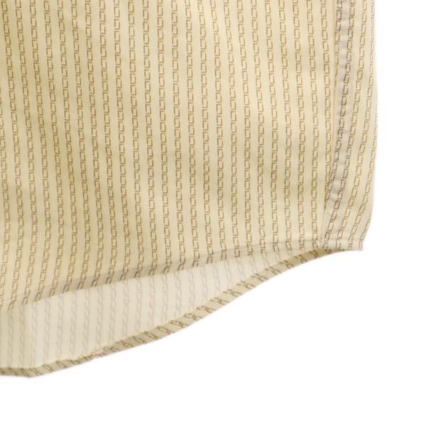 LANVIN ランバン 総柄 長袖 シャツ M ベージュ系 メンズ