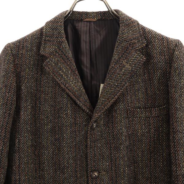 HARRIS TWEED ハリスツイード 70s ヴィンテージ テーラードジャケット ブラウン系 レディース