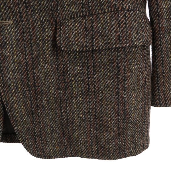 HARRIS TWEED ハリスツイード 70s ヴィンテージ テーラードジャケット ブラウン系 レディース