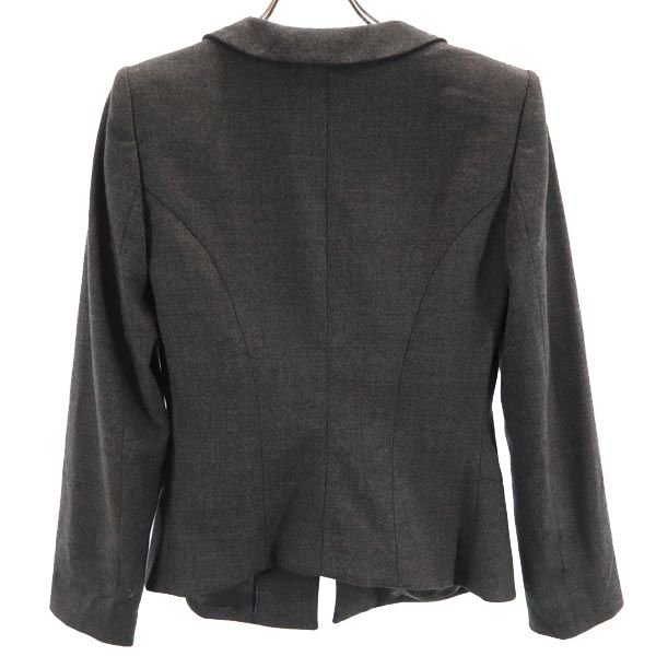 GIORGIO ARMANI ジョルジオアルマーニ イタリア製 テーラードジャケット 40 グレー レディース