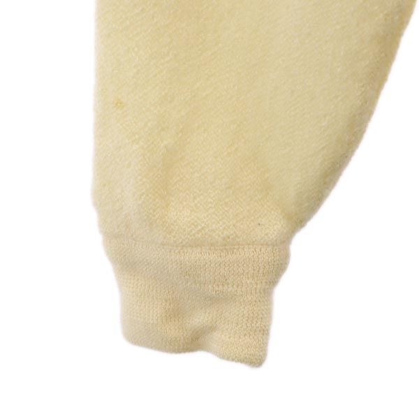 LACOSTE ラコステ ウール 長袖 Vネック ニット 42 ホワイト系 セーター メンズ