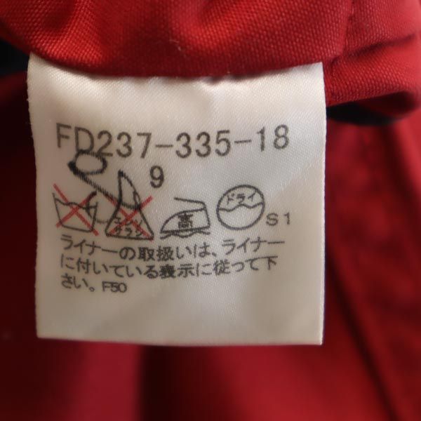 BURBERRY バーバリー 三陽商会 2WAY ジャケット 9 赤 ハーフライナー付 レディース