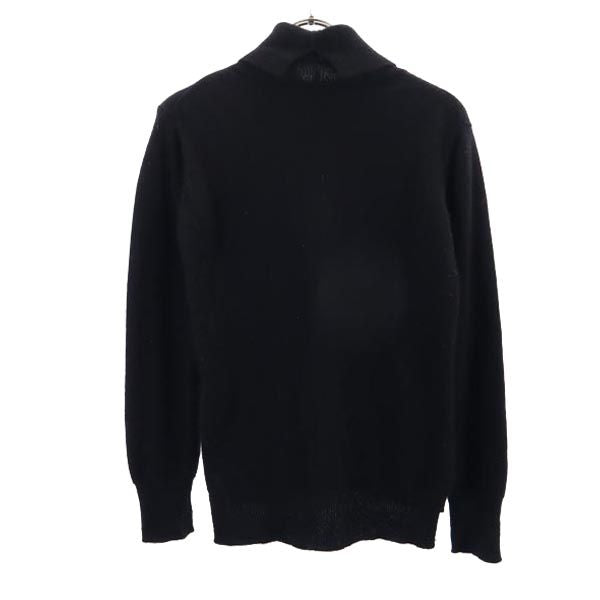 Yohji Yamamoto ヨウジヤマモト ウール 長袖 ニット 2 黒 レディース