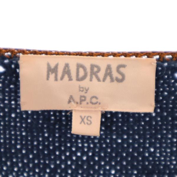 マドラス ウールブレンド 長袖 ニット XS ブルー系 MADRAS A.P.C セーター レディース