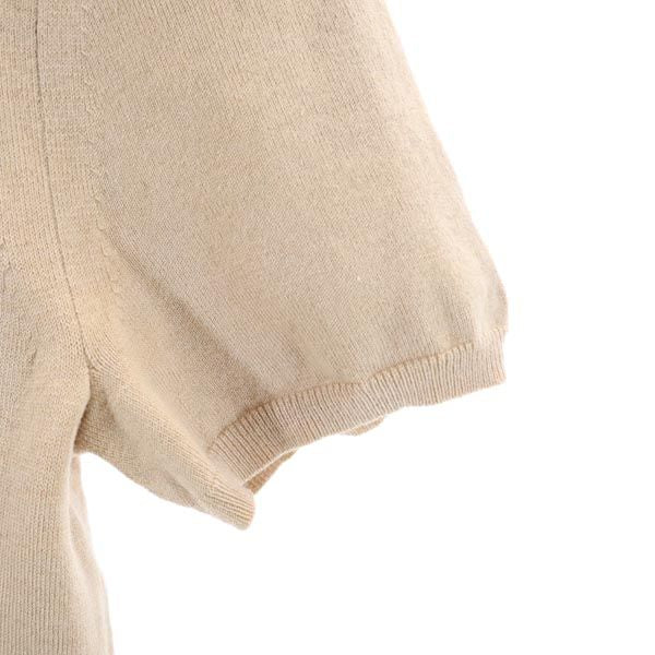 MAX MARA マックスマーラ 半袖 タートルネック ニット ベージュ系 セーター レディース