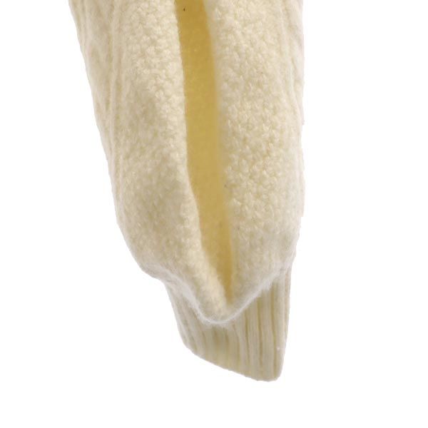 LE PHIL ルフィル ウール 長袖 フィッシャーマン ニット 1 ホワイト系 レディース