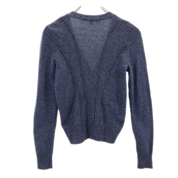 MARC BY MARC JACOBS マークバイマークジェイコブス ウールブレンド 長袖 ニット カーディガン S ブルー系 レディース