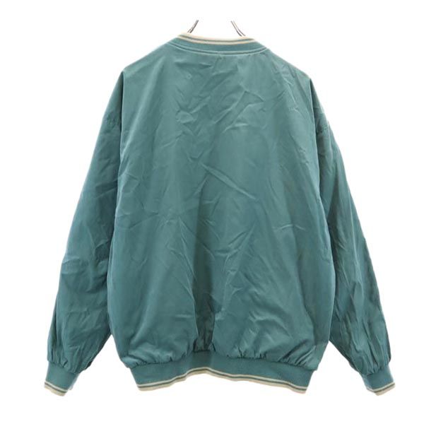 HUF ハフ リバーシブル プルオーバー ジャケット M ベージュ×グリーン系 メンズ