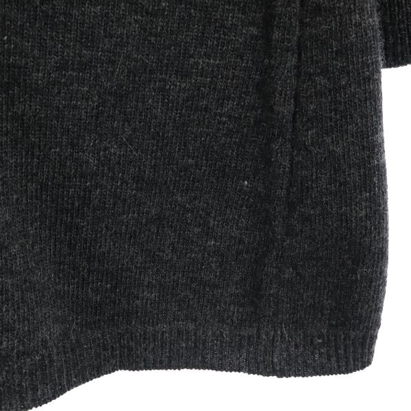 ウール 長袖 ニット カーディガン M グレー系 レディース